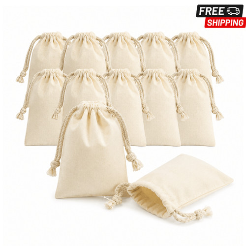 10pcs cotton drawstring - 10pcs,
