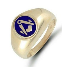 9ct Yellow Gold Enamelled