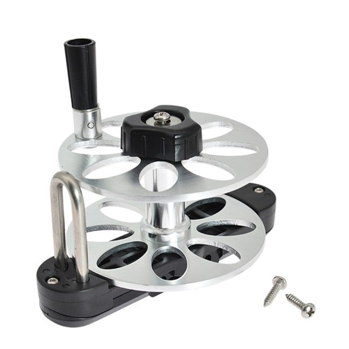 Speargun line wheel with - speargun,