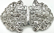 Victorian Silver Nurse Buckle