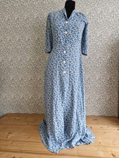 VINTAGE 1940s floral cotton