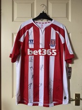 Warrior - SQUAD SIGNED STOKE CITY SHIRT (2014/15 Season) - With Tags