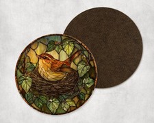 Wren Birds Nest Spring Stained