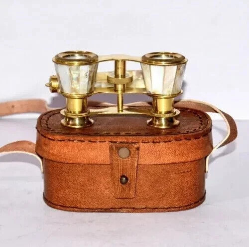 Brass vintage opera glasses - vintage,