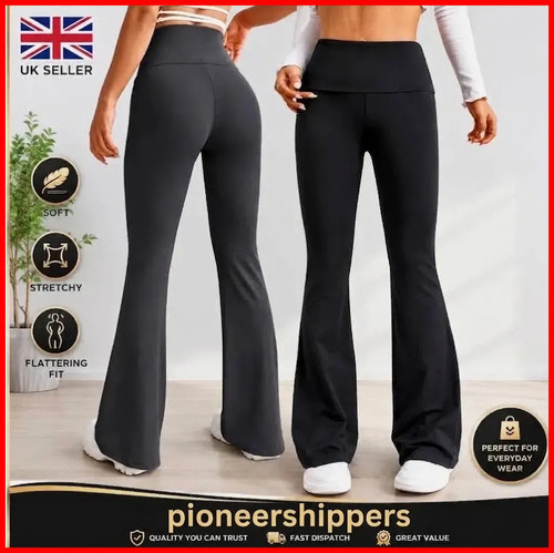 Women high waist yoga flare - women,