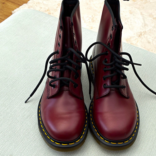 Martens 1460 cherry - cherry, red