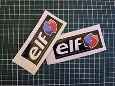 2x Elf Oil Car / Bike Stickers