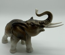 Royal Dux Trunk Up Elephant