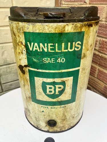 Vintage oil drum - bp,