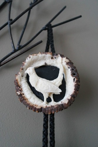 Deer bolo tie with - ,
