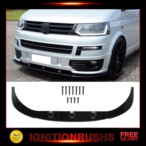 Gloss black front - bumper, lip