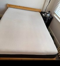 (can deliver) Ikea Neidem Double Bed And Emma Mattress