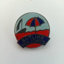 Vintage Butlins Enamel Pin Badge "Butlins Holidays" Fattorini & Sons B/Ham