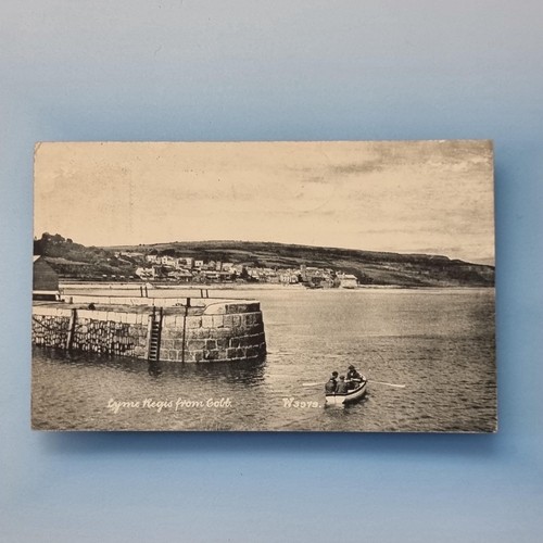 Lyme regis postcard 1905 - postcard,