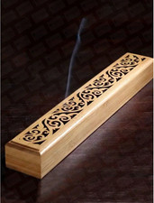 Wooden incense stick holder - wooden,