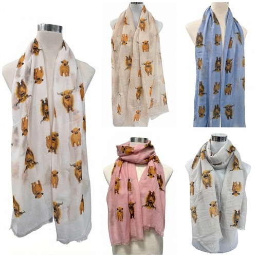 Highland cow scarf - cow, animal