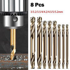 8PCS Cobalt HSS Drill Bits Set