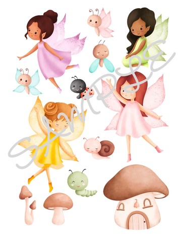 Cute woodland fairy fairies - woodland, /fairies