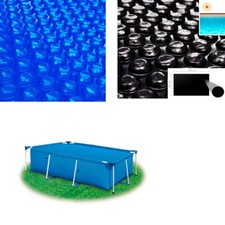 Large Floating PE Pool Cover Swimming Pool Water Heating Bubble Film Rectangular