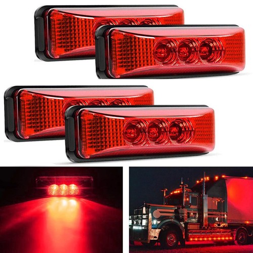 Red led side marker - red, 3-led