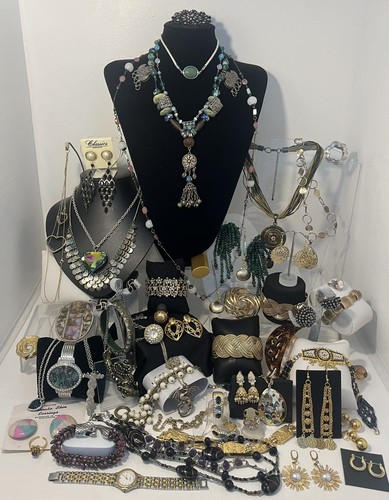 Costume jewellery joblot - costume, 50+