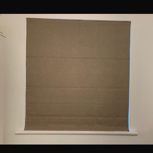Roman blind brown fabric - |,