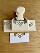 Martha Stewart  Large Lattice Love Heart Edge Border Punch 