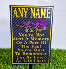 Memorial Plaque Personalised