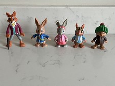 Peter Rabbit Posable Figures x5  CBeebies 