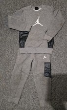 Grey Junior jordan tracksuit