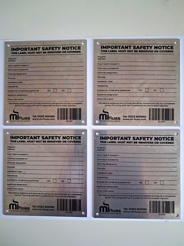 Flues chimney notice data - mi,