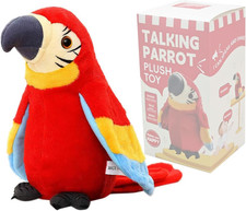 Talking Parrot Plush Toy for