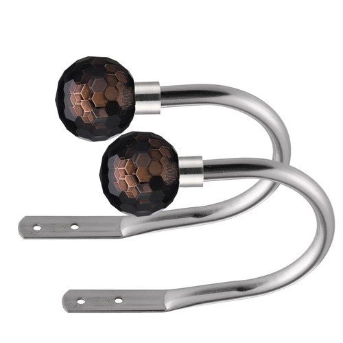 Curtain hold backs metal - backs, x