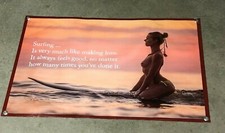 SURFER girl thick canvas vinyl