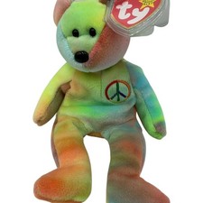 Ty Beanie Babies Peace Bear
