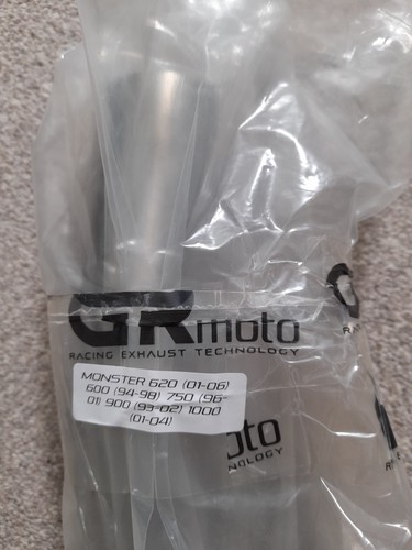New grmoto exhaust - link, pipe
