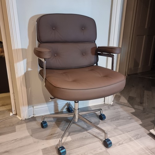 Genuine leather office chair - office,