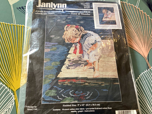 Janlynn cross stitch kit time - janlynn,