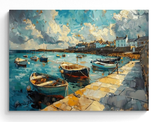 Seaside beach seascape canvas - seaside,