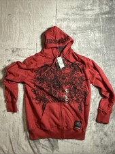 Marc Ecko Star Wars Warriors Red Full Zip-Up Hoodie Mens L NEW with Tags 2008