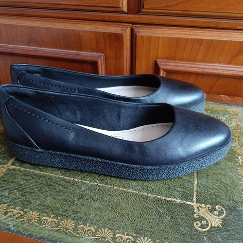 New clarks black leather - clarks,