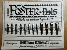 Posters Pens / William Mitchell / England / Made in Various Degrees