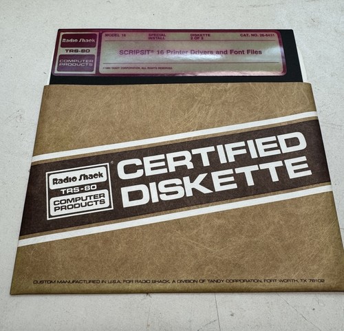 Radio shack tandy trs - tandy, trs-80
