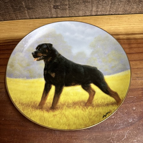 Rottweiler dog plate - dog,
