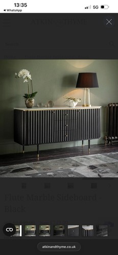Side board wood and marble - side,