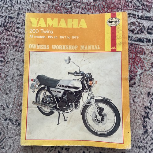 Yamaha rd200dx manual 1971 - rd200dx, 1971-79