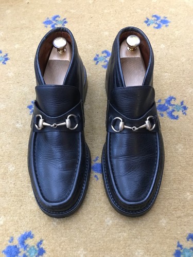 Gucci black booties - black,