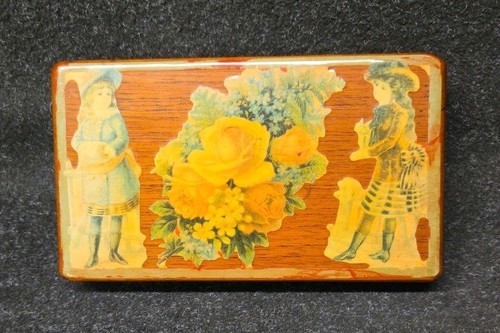 Wooden decorative trinket box - wooden,