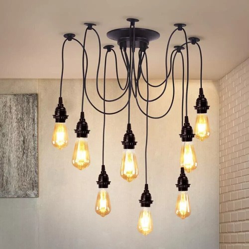 Head industrial chandelier - head,