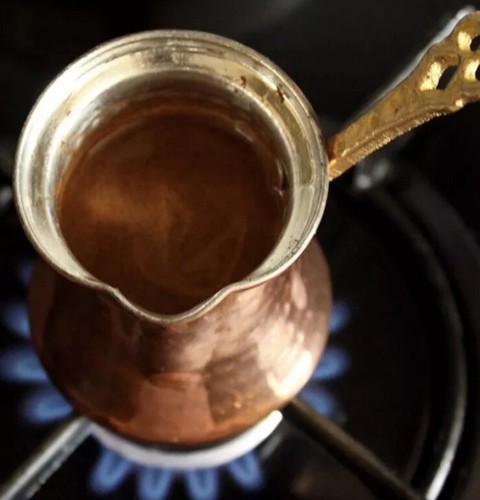 Copper coffee pot - copper, for